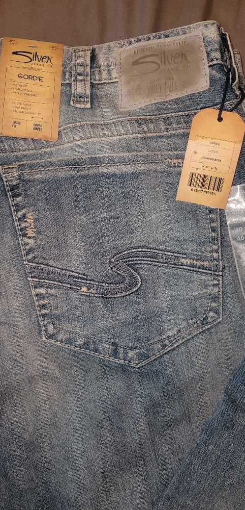 Mens Silver Jeans